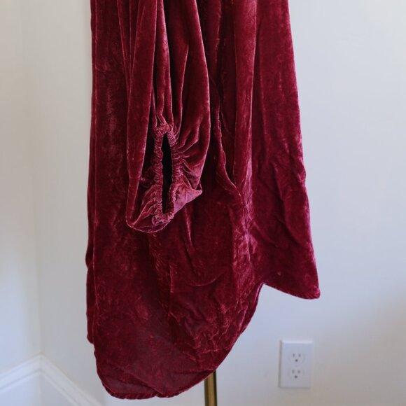 Free People Luxe Velvet Shirt Dress - Picture 8 of 10